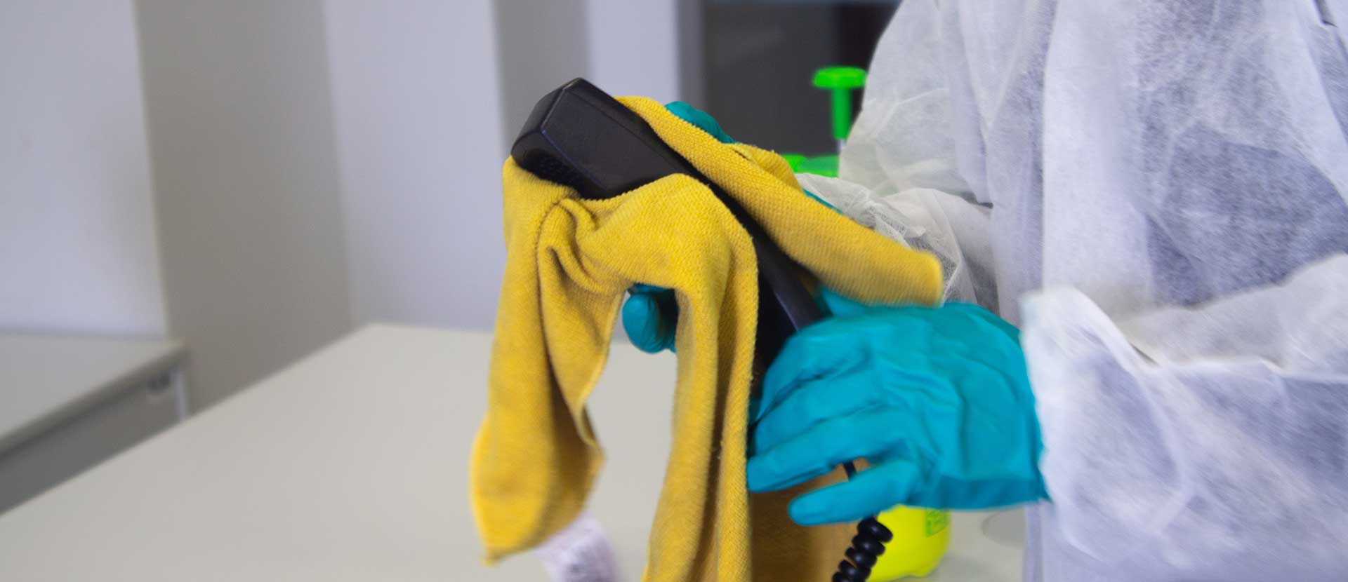 Disinfectant cleaning